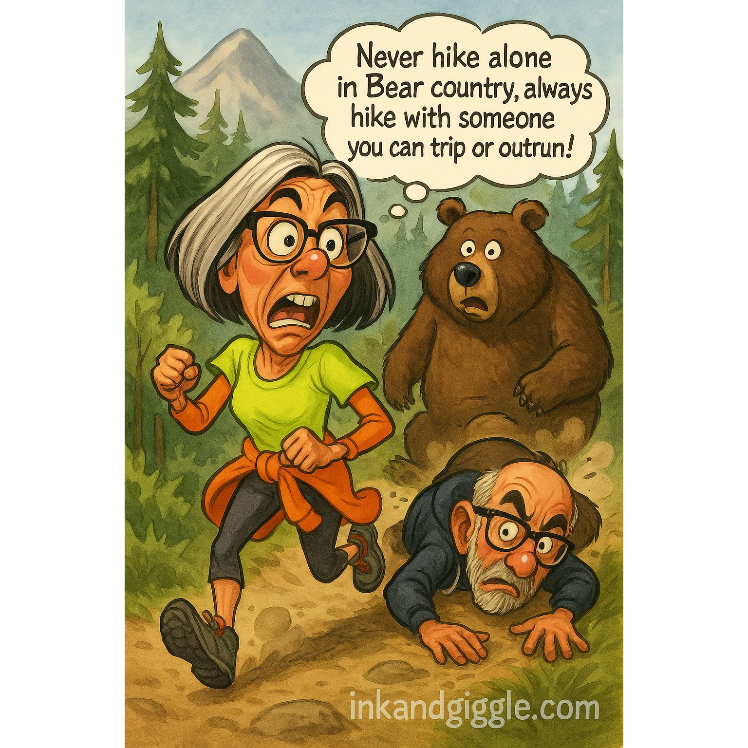 Bearly Escaping Trouble